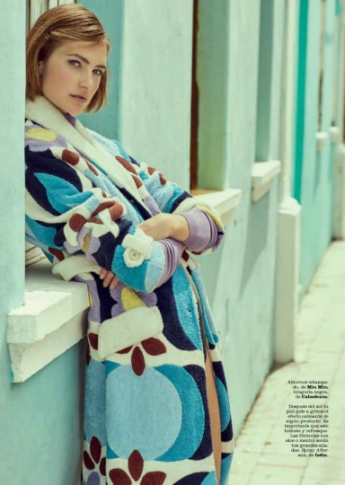 Sanne Vloet for Spanish Marie Claire June 2017, photographer  Sergi Pons, stylist Rut Baticón 