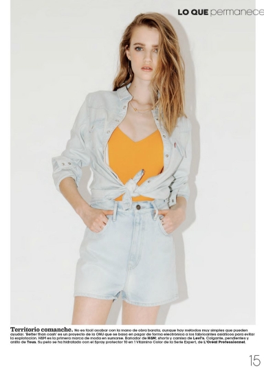 Roos van Eendenburg for La Vaguarda June 2017, photographer. Carlos Moreno, stylist Florence Reveilaud 