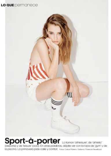 Roos van Eendenburg for La Vaguarda June 2017, photographer. Carlos Moreno, stylist Florence Reveilaud 