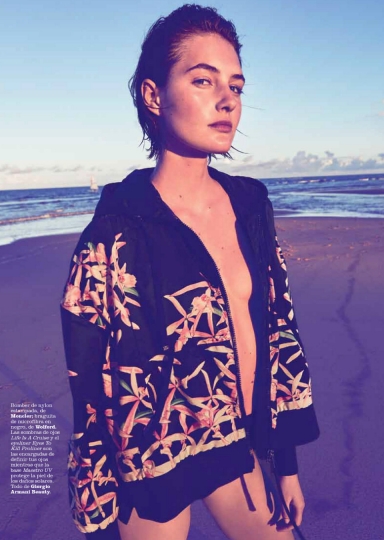 Sanne Vloet for Spanish Marie Claire July 2017, photographer Sergi Pons, stylist Rut Baticón 