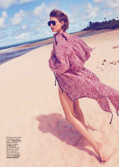 Sanne Vloet for Spanish Marie Claire July 2017, photographer Sergi Pons, stylist Rut Baticón 