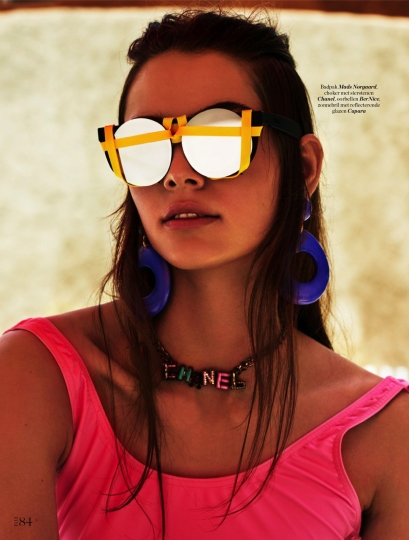 Romy Schönberger for Dutch Elle July 2017, photographer Jeroen W. Mantel, stylist Thomas Vermeer, hair and make-up Ellen Romeijn 