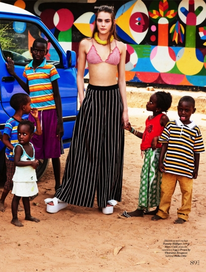 Romy Schönberger for Dutch Elle July 2017, photographer Jeroen W. Mantel, stylist Thomas Vermeer, hair and make-up Ellen Romeijn 