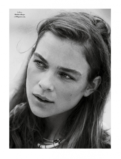 Kim Noorda for French glamour August 2017 , photographer Ryan Brabazon, stylist Virginie Benarroch 