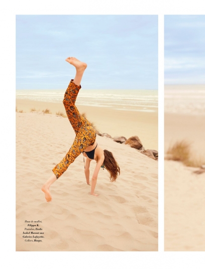 Kim Noorda for French glamour August 2017 , photographer Ryan Brabazon, stylist Virginie Benarroch 