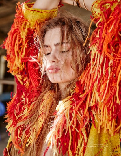 Hanna Verhees for Jan Magazine September 2017, photographer Roger Neve, stylist Ramona Da Cruz, hair and make-up Magdalena Loza 