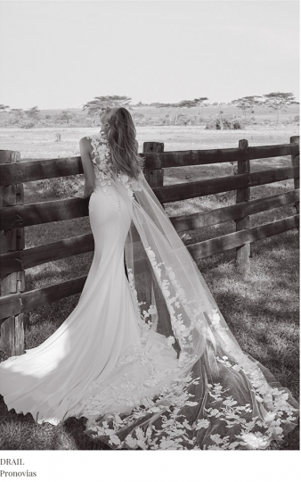 Hanna Verhees for Pronovias Campaign 2018, photographer Miguel Reveriego, stylist Belen Antolin 