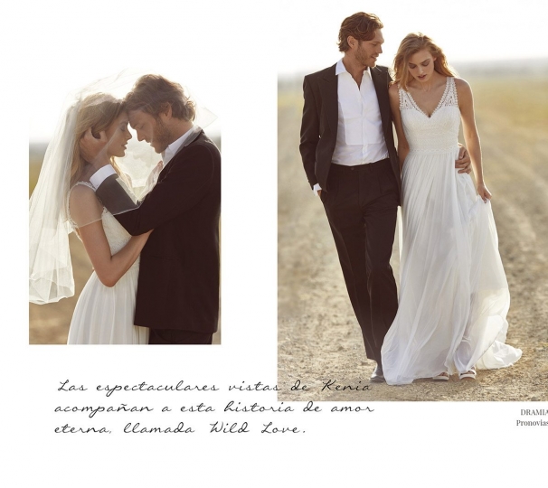 Hanna Verhees for Pronovias Campaign 2018, photographer Miguel Reveriego, stylist Belen Antolin 