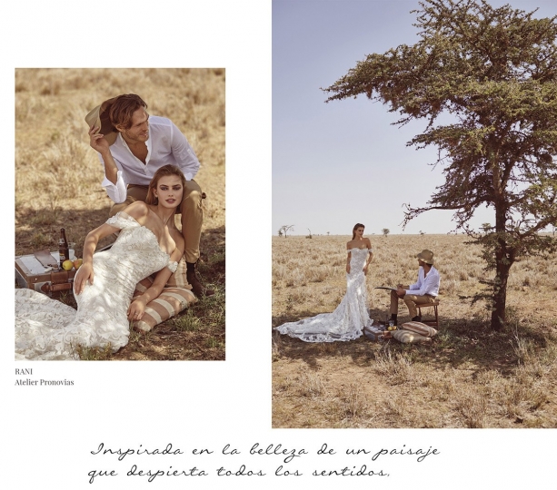 Hanna Verhees for Pronovias Campaign 2018, photographer Miguel Reveriego, stylist Belen Antolin 