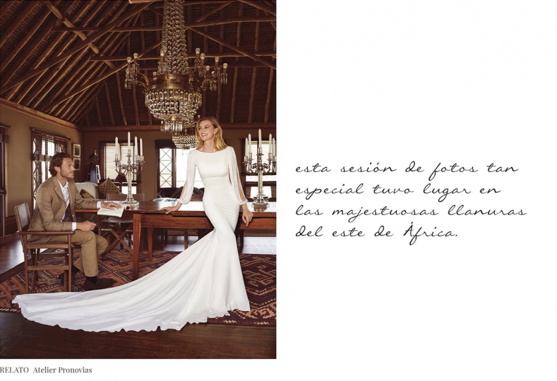 Hanna Verhees for Pronovias Campaign 2018, photographer Miguel Reveriego, stylist Belen Antolin 