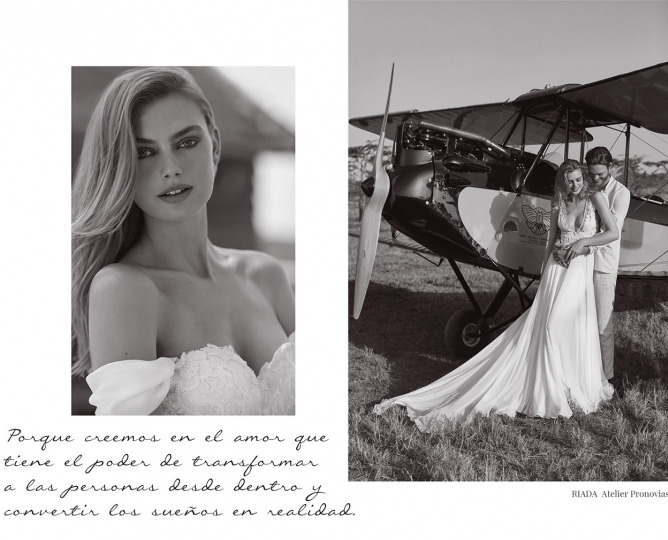 Hanna Verhees for Pronovias Campaign 2018, photographer Miguel Reveriego, stylist Belen Antolin 