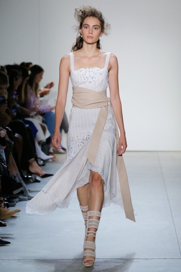 Romy Schönberger shows NY SS 2018 Jonathan Simkhai 