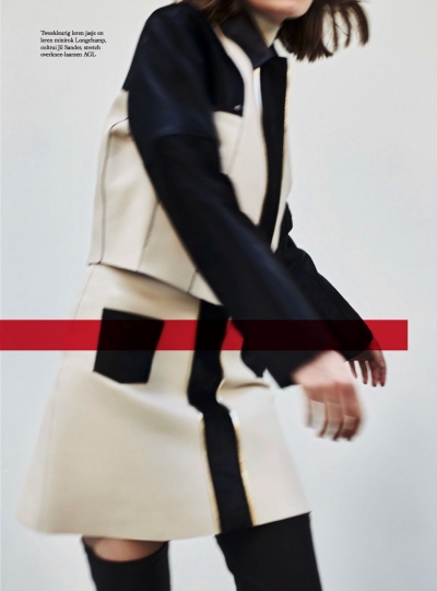 Lais van Niel for Dutch Harpers Bazaar October 2017, photographers Jan & Jorre, stylist Astrid Schilders 