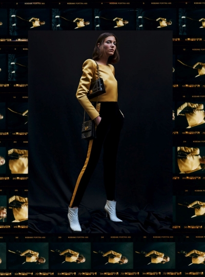 Lais van Niel for Dutch Harpers Bazaar October 2017, photographers Jan & Jorre, stylist Astrid Schilders 