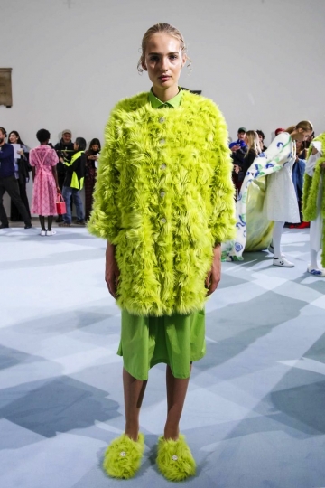 Romy  Elema shows London SS 2018 Shrimps