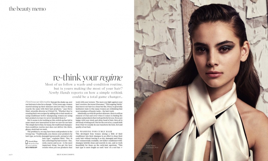 Romy Schönberger for Porter Magazine Winter 2017 – 2018, photographer Marcus Ohlsson 