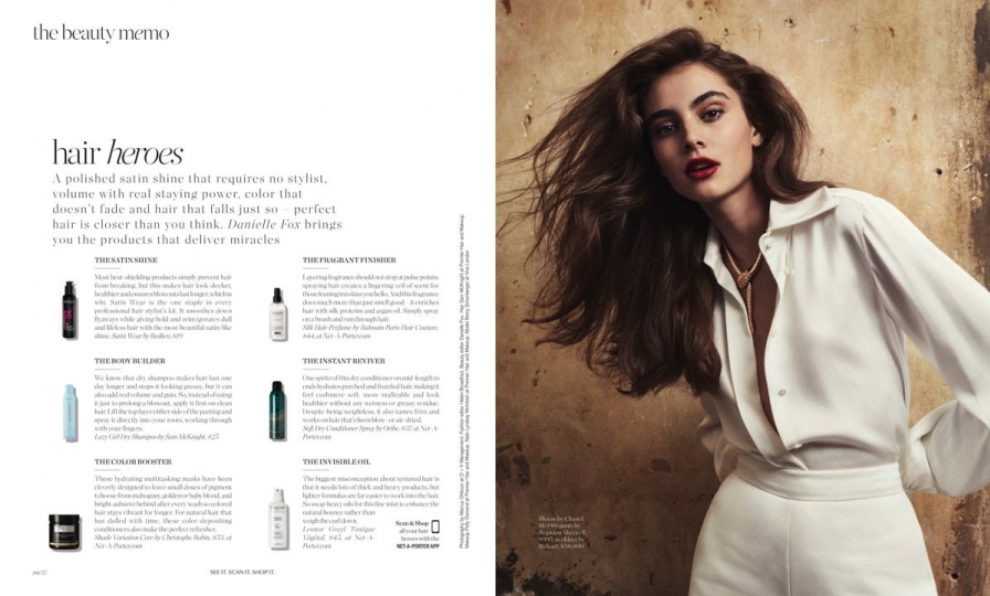 Romy Schönberger for Porter Magazine Winter 2017 – 2018, photographer Marcus Ohlsson 