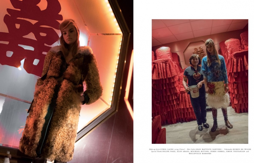 Estella Boersma for Odda Magazine Winter 2017 – 2018, photographer Alva Galim, stylist Alba Melendo 