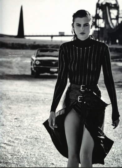 Hanna Verhees for Jan Magazine December 2017, Photographer Roger Neve, Stylist Ramona da Cruz Lopes, Hair and Make-up Magdalena Loza 