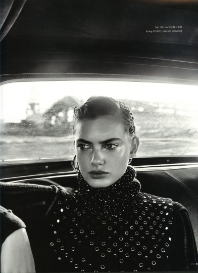 Hanna Verhees for Jan Magazine December 2017, Photographer Roger Neve, Stylist Ramona da Cruz Lopes, Hair and Make-up Magdalena Loza 