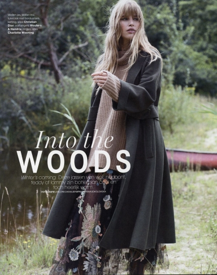 Annemara Post for Dutch Marie Claire December 2017, Photographer Liselore Chevalier, Stylist Anna Sokolowska, Hair and make-up Magdalena Loza 