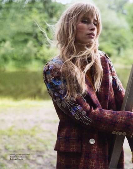 Annemara Post for Dutch Marie Claire December 2017, Photographer Liselore Chevalier, Stylist Anna Sokolowska, Hair and make-up Magdalena Loza 