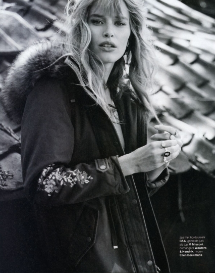 Annemara Post for Dutch Marie Claire December 2017, Photographer Liselore Chevalier, Stylist Anna Sokolowska, Hair and make-up Magdalena Loza 