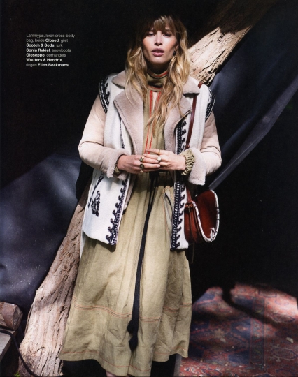 Annemara Post for Dutch Marie Claire December 2017, Photographer Liselore Chevalier, Stylist Anna Sokolowska, Hair and make-up Magdalena Loza 