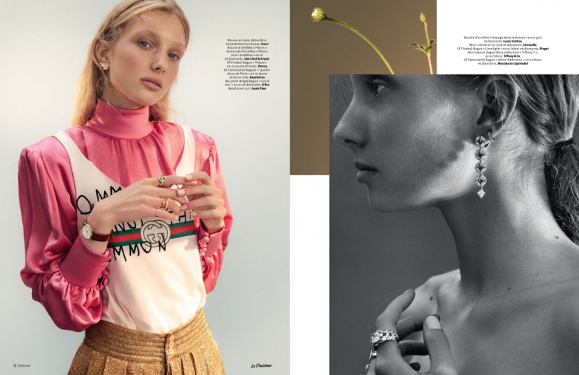 Demy de Vries for La Parisienne de Paris, Photographer James Brodribb, Stylist Laure Orset Prelet 