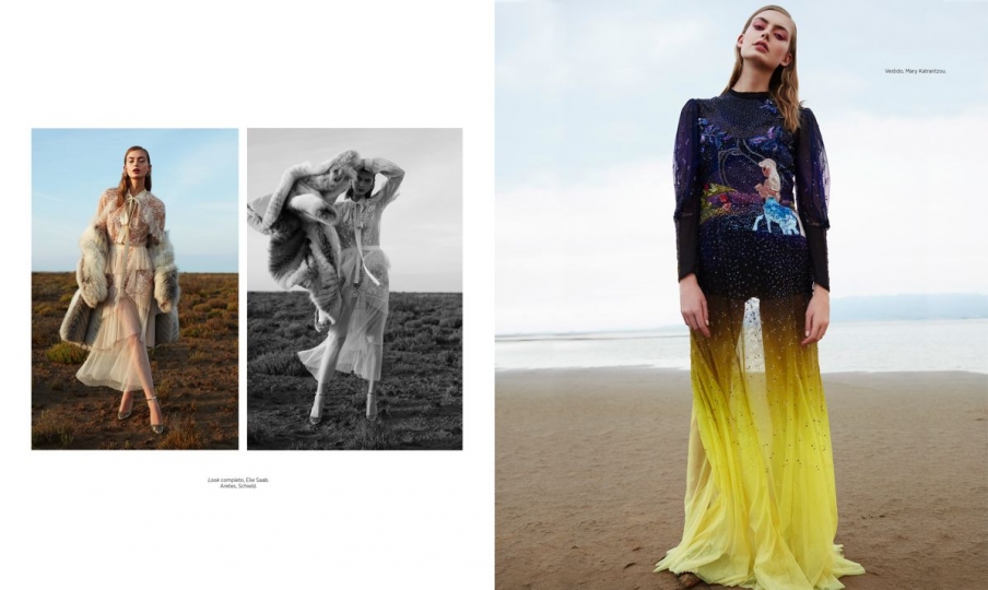 Hanna Verhees for Harper’s Bazaar Mexico December 2017, Photographer Vladimir Martí, Stylist Daniel González Elizondo 