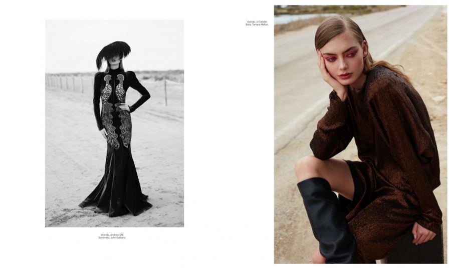 Hanna Verhees for Harper’s Bazaar Mexico December 2017, Photographer Vladimir Martí, Stylist Daniel González Elizondo 