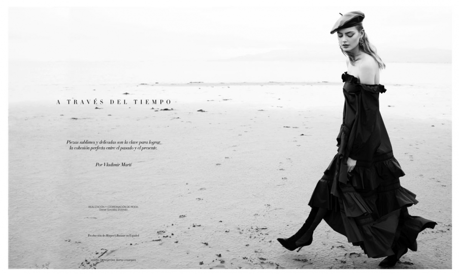 Hanna Verhees for Harper’s Bazaar Mexico December 2017, Photographer Vladimir Martí, Stylist Daniel González Elizondo 