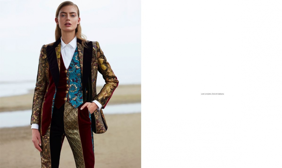 Hanna Verhees for Harper’s Bazaar Mexico December 2017, Photographer Vladimir Martí, Stylist Daniel González Elizondo 