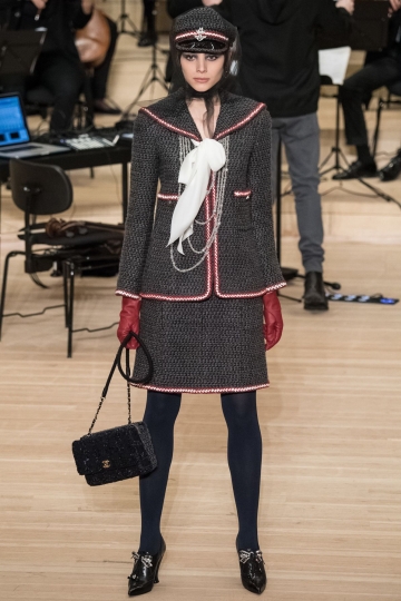 Romy Schönberger for Chanel’s Métiers d’Art Collection in Hamburg for Pre-Fall 2018 