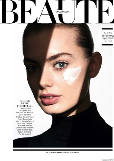 Hanna Verhees for Madame Figaro December 2018, Photographer Florian Sommet 