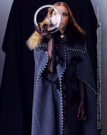 Demy de Vries for French Marie Claire January 2018, Photographer Léa Nielsen, Realisation Anne-Sophie Thomas 