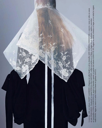 Demy de Vries for French Marie Claire January 2018, Photographer Léa Nielsen, Realisation Anne-Sophie Thomas 