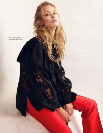 Rianne Haspels for Elegance January 2018, Photographer Andrés de Lara, Stylist Pedro Dias, Hair Yevgen Sokolov, Make-up Julie Cooper 