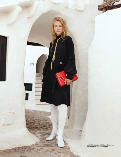 Rianne Haspels for Elegance January 2018, Photographer Andrés de Lara, Stylist Pedro Dias, Hair Yevgen Sokolov, Make-up Julie Cooper 