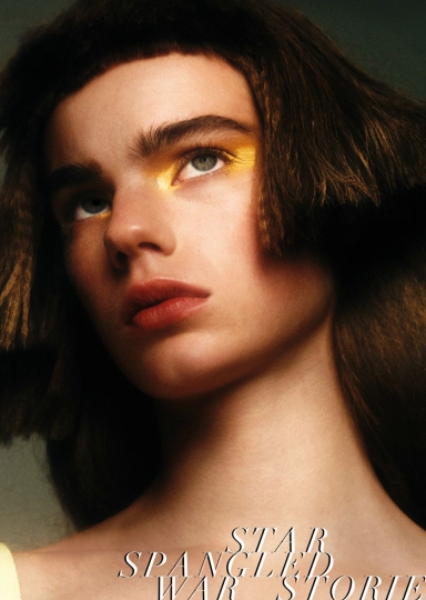 Estella Boersma on the cover of Wonderland  Magazine, winter 2017/2018, Photographer Hugo Comte, Stylist Toni-Blaze Ibekwe 