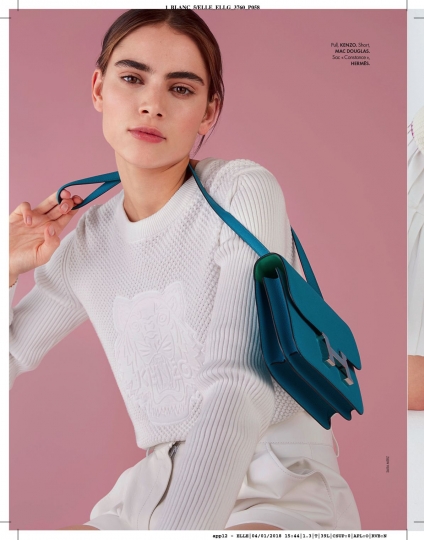 Romy Schönberger for French Elle January 2018, Photographer Sara Merz, Stylist Chloé Dugast 