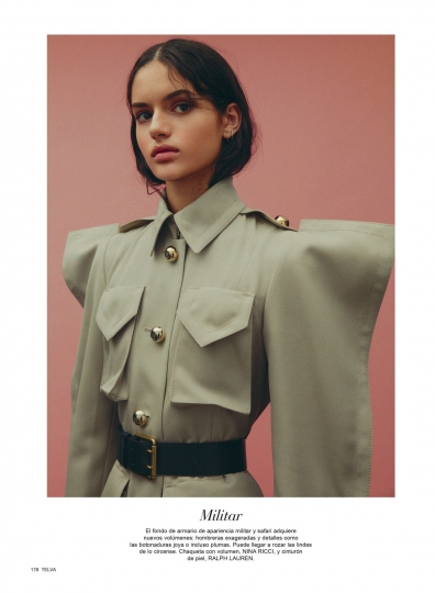 Nikki Vonsee for Telva January 2018, Photographer Javier Biosca, Stylist Gabriella Bilbao 