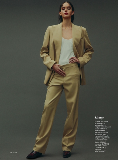 Nikki Vonsee for Telva January 2018, Photographer Javier Biosca, Stylist Gabriella Bilbao 