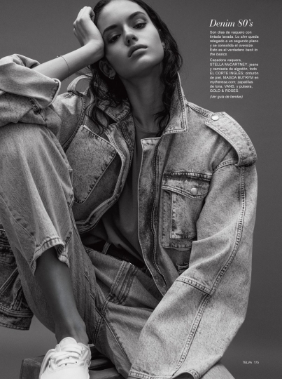 Nikki Vonsee for Telva January 2018, Photographer Javier Biosca, Stylist Gabriella Bilbao 