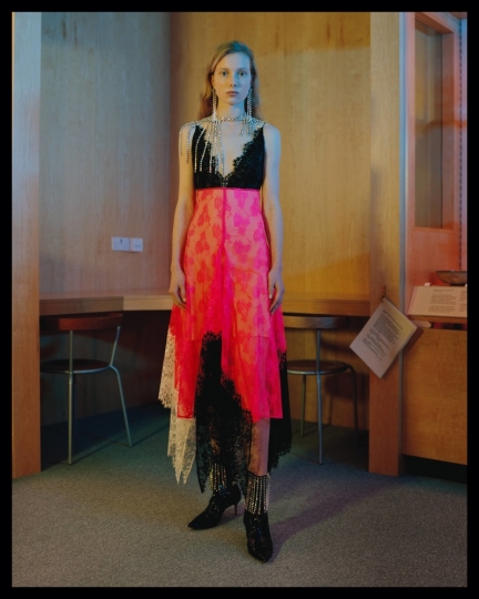 Demy de Vries for Christopher Kane Pre-Fall 2018 
