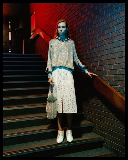 Demy de Vries for Christopher Kane Pre-Fall 2018 