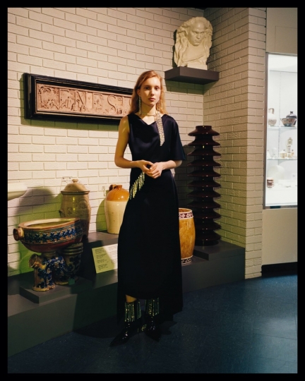 Demy de Vries for Christopher Kane Pre-Fall 2018 