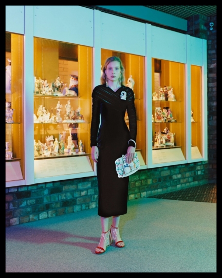 Demy de Vries for Christopher Kane Pre-Fall 2018 