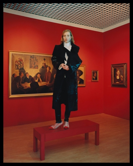 Demy de Vries for Christopher Kane Pre-Fall 2018 