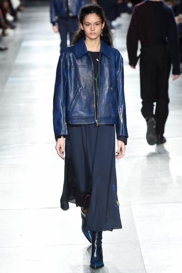 Nikki Vonsee for Paul Smith mens show Fall 2018 